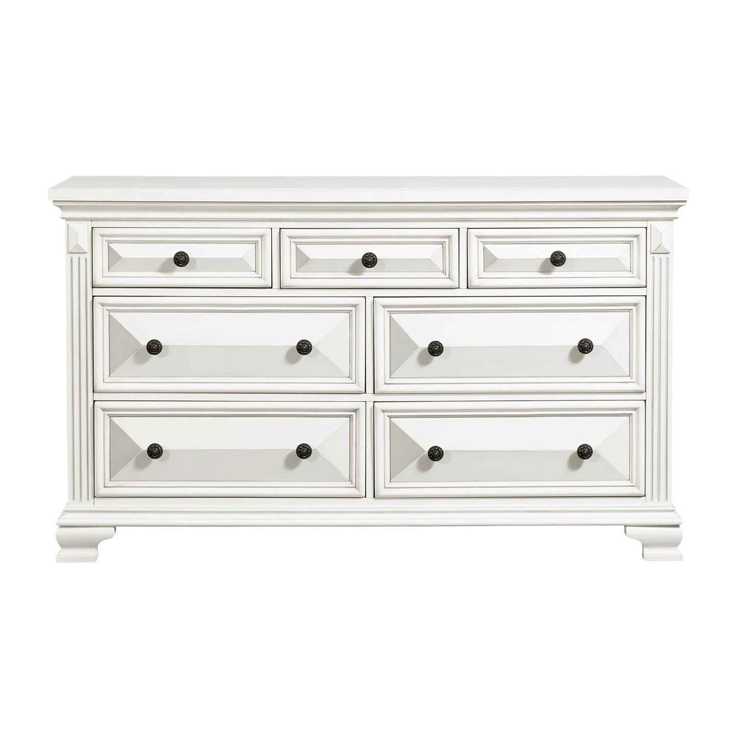 Calloway - 7-Drawer Dresser - White