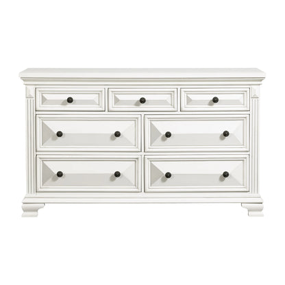 Calloway - 7-Drawer Dresser - White