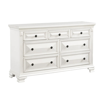 Calloway - 7-Drawer Dresser - White