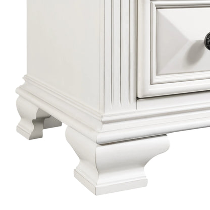 Calloway - 7-Drawer Dresser With Mirror Set - White