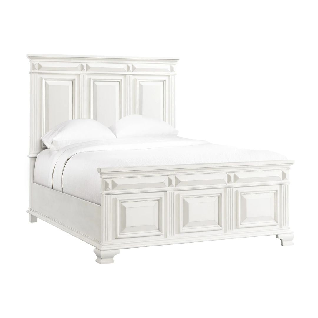 Calloway - Queen Panel Bed - White