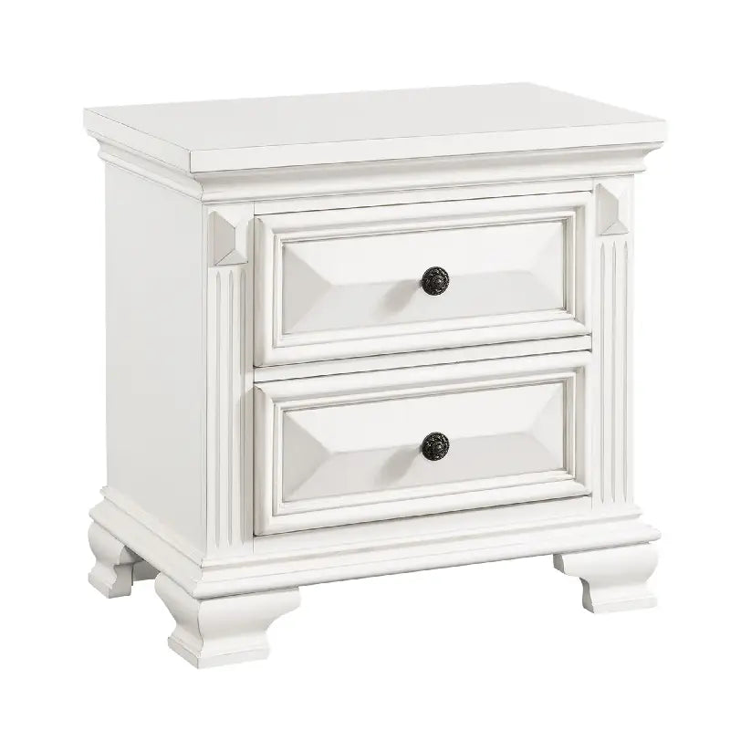 Calloway - 2-Drawer Nightstand - White
