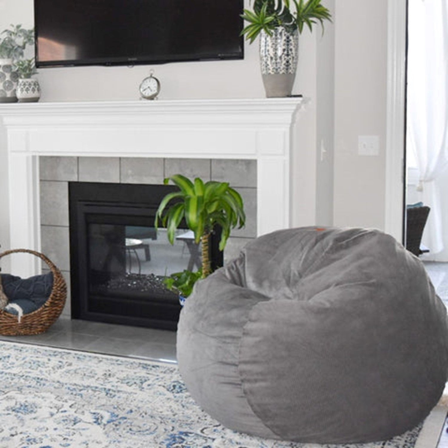 CordaRoy s Chenille King Bean Bag Furniture Warehouse Ohio