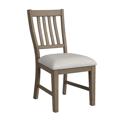 Yellowstone - Dining Side Chair - Medium Brown / Gray