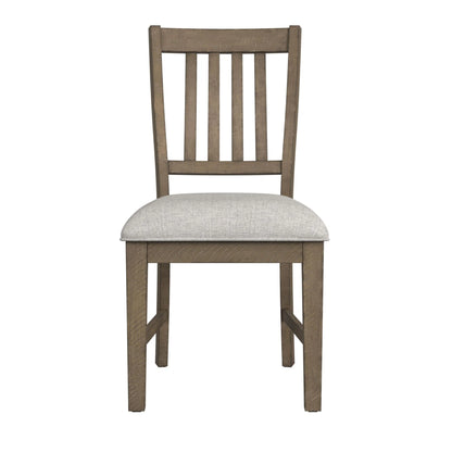 Yellowstone - Dining Side Chair - Medium Brown / Gray