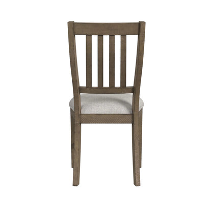 Yellowstone - Dining Side Chair - Medium Brown / Gray