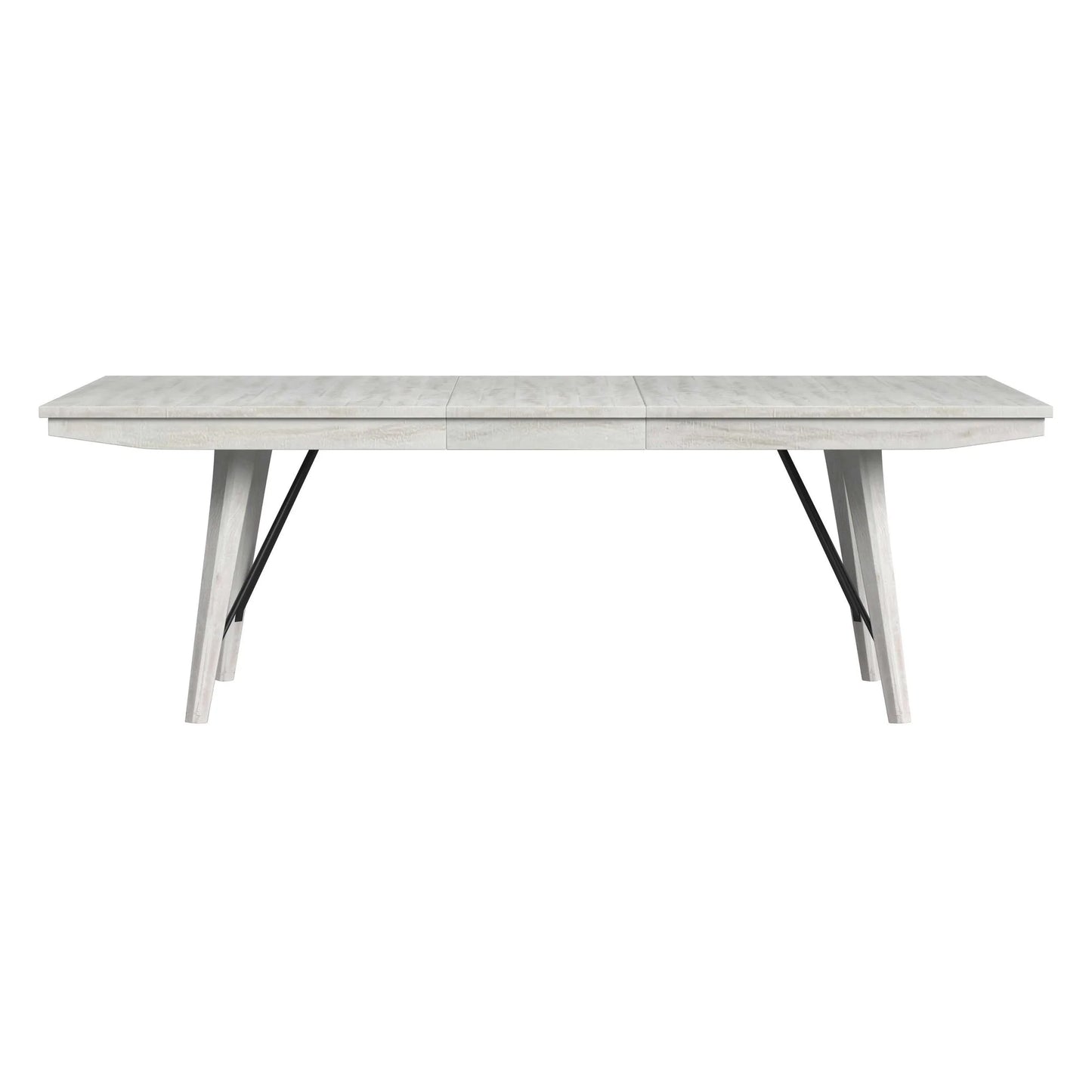 Rogen Rustic - Dining Table With 18" Leaf - Rustic White