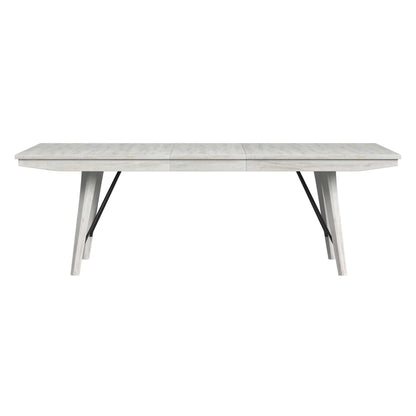 Rogen Rustic - Dining Table With 18" Leaf - Rustic White