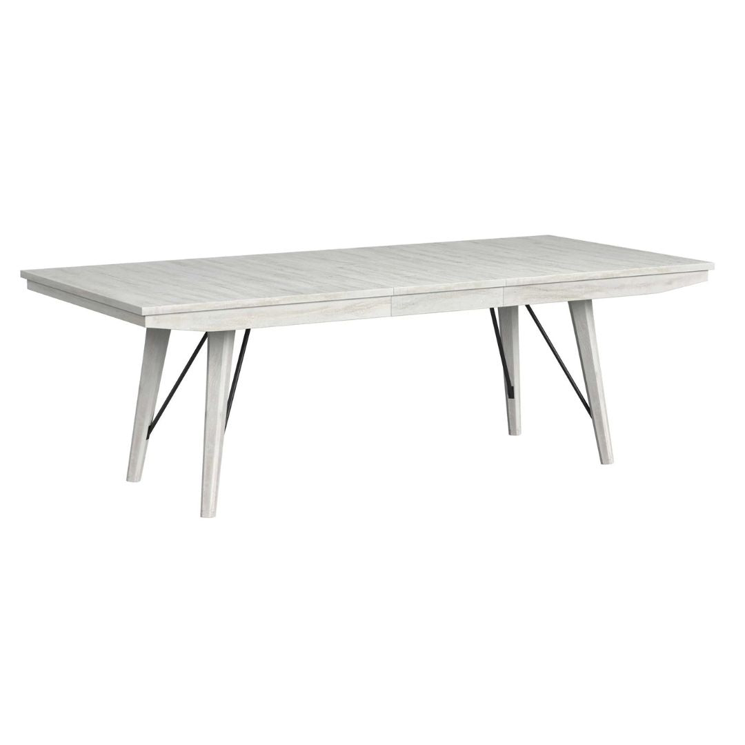 Rogen Rustic - Dining Table With 18" Leaf - Rustic White
