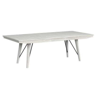 Rogen Rustic - Dining Table With 18" Leaf - Rustic White