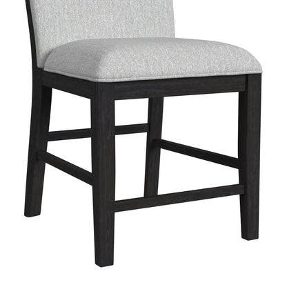 Transcend - Counter Side Chair (Set of 2) - Charcoal