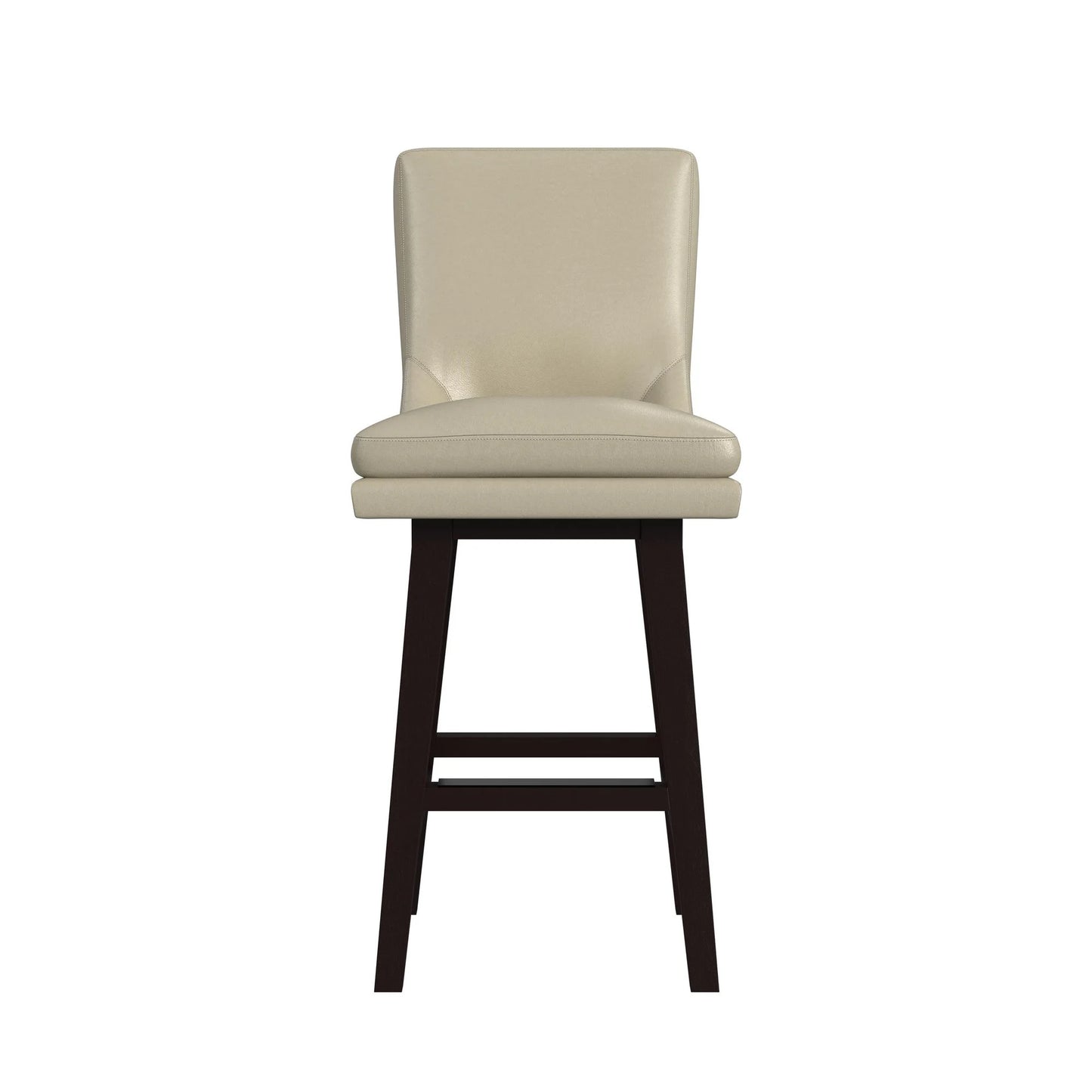 Villanova - PU Swivel Bar Stool - Espresso / Beige