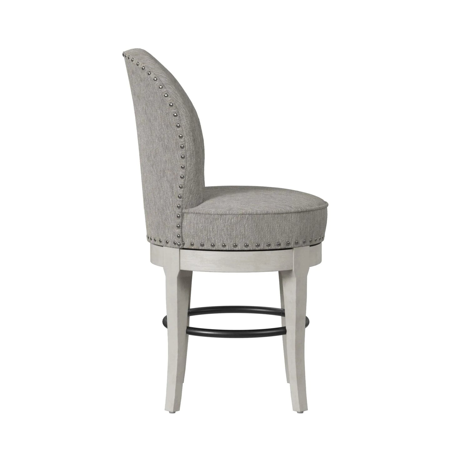 Westford - Swivel Counter Stool Linen - Gray