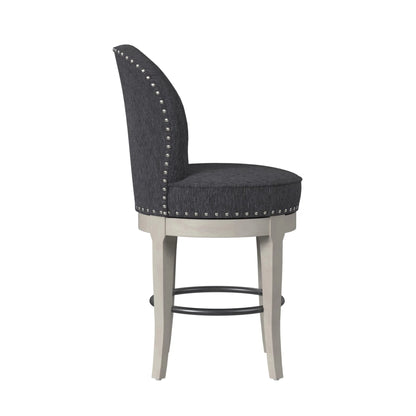 Westford - Swivel Counter Stool - Charcoal Gray