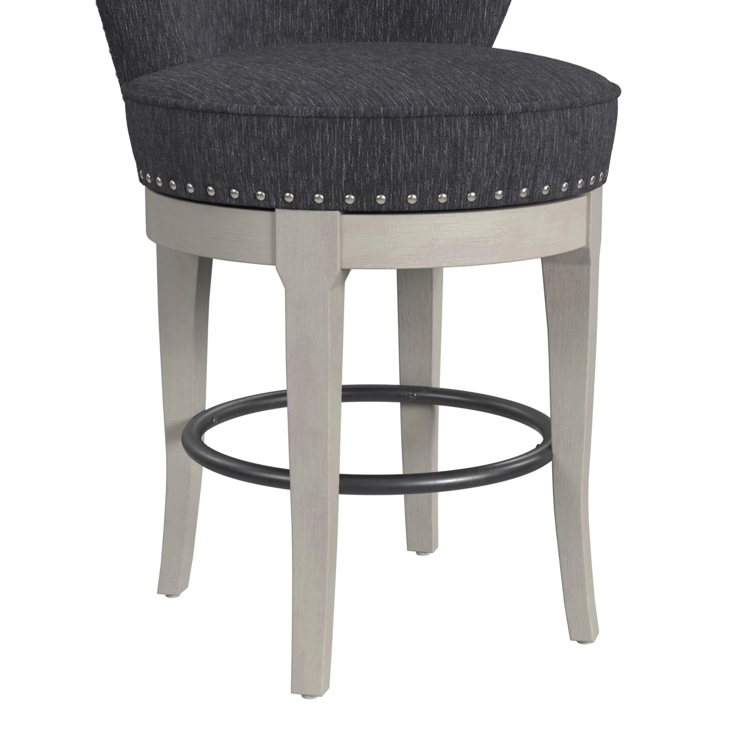 Westford - Swivel Counter Stool - Charcoal Gray