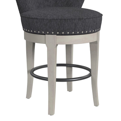 Westford - Swivel Counter Stool - Charcoal Gray