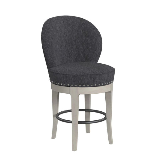 Westford - Swivel Counter Stool - Charcoal Gray