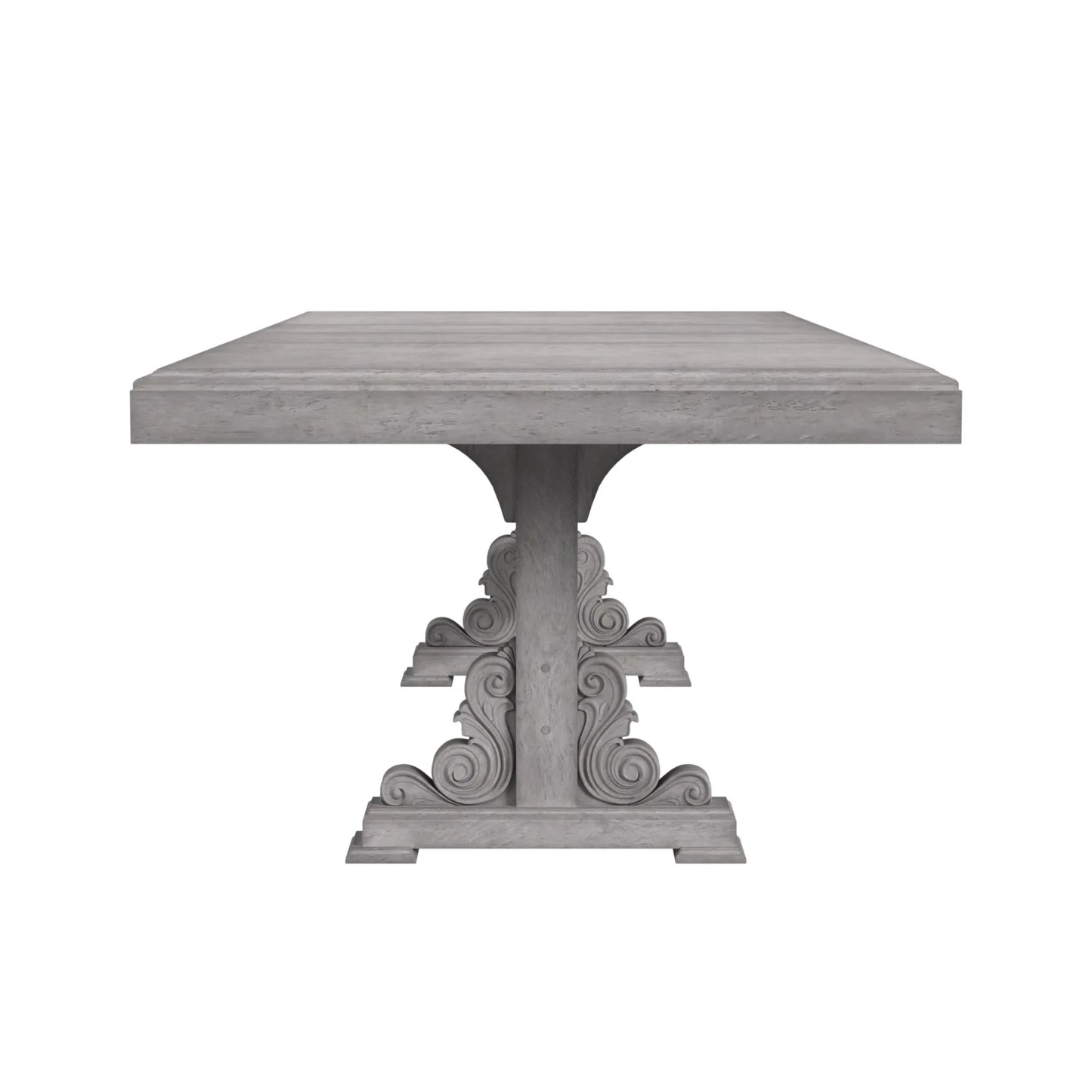 Glenmore - Dining Table With 2x18" Leaves - Aged Gray