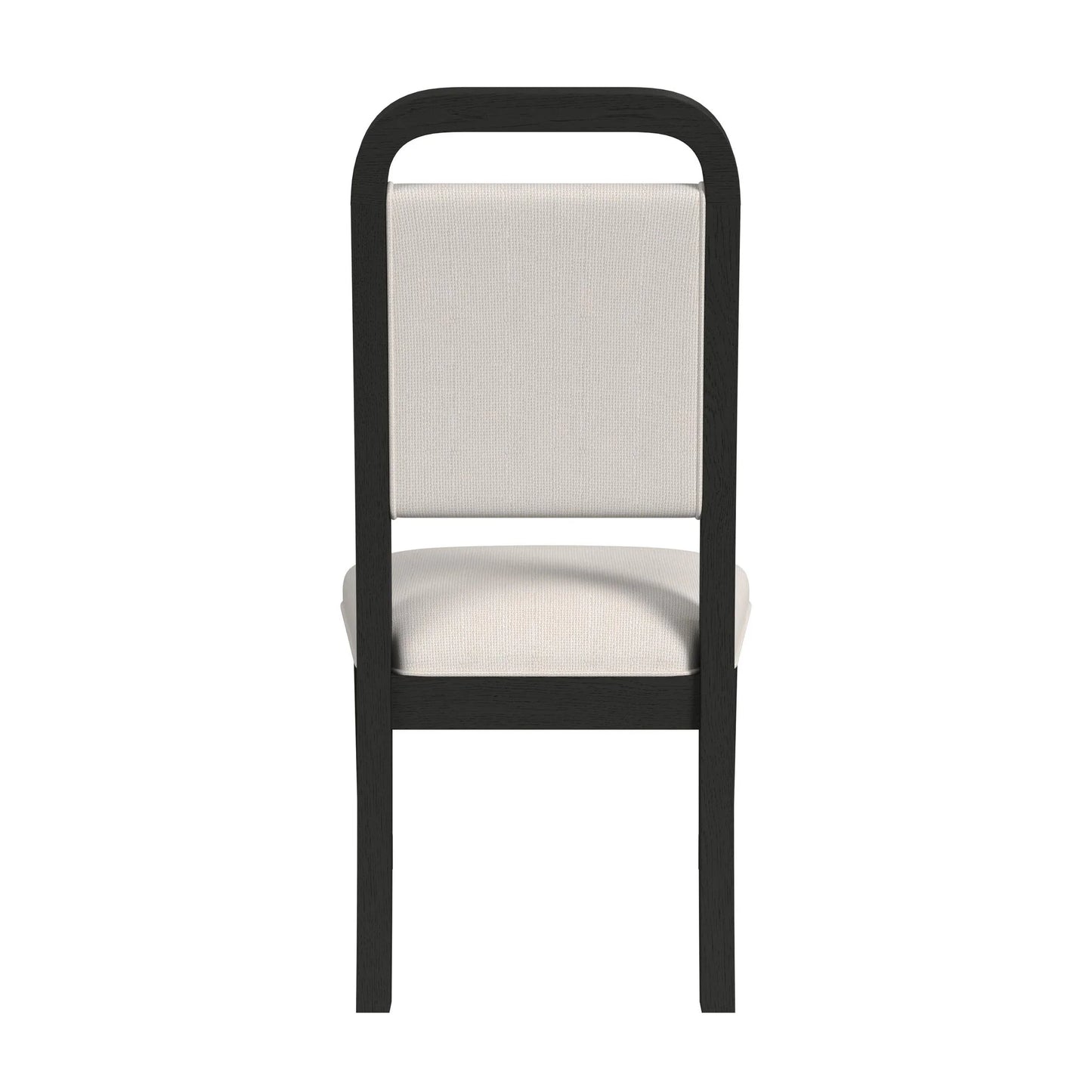 Ridgemont - Fabric Dining Side Chair (Set of 2) - White / Black With Grain