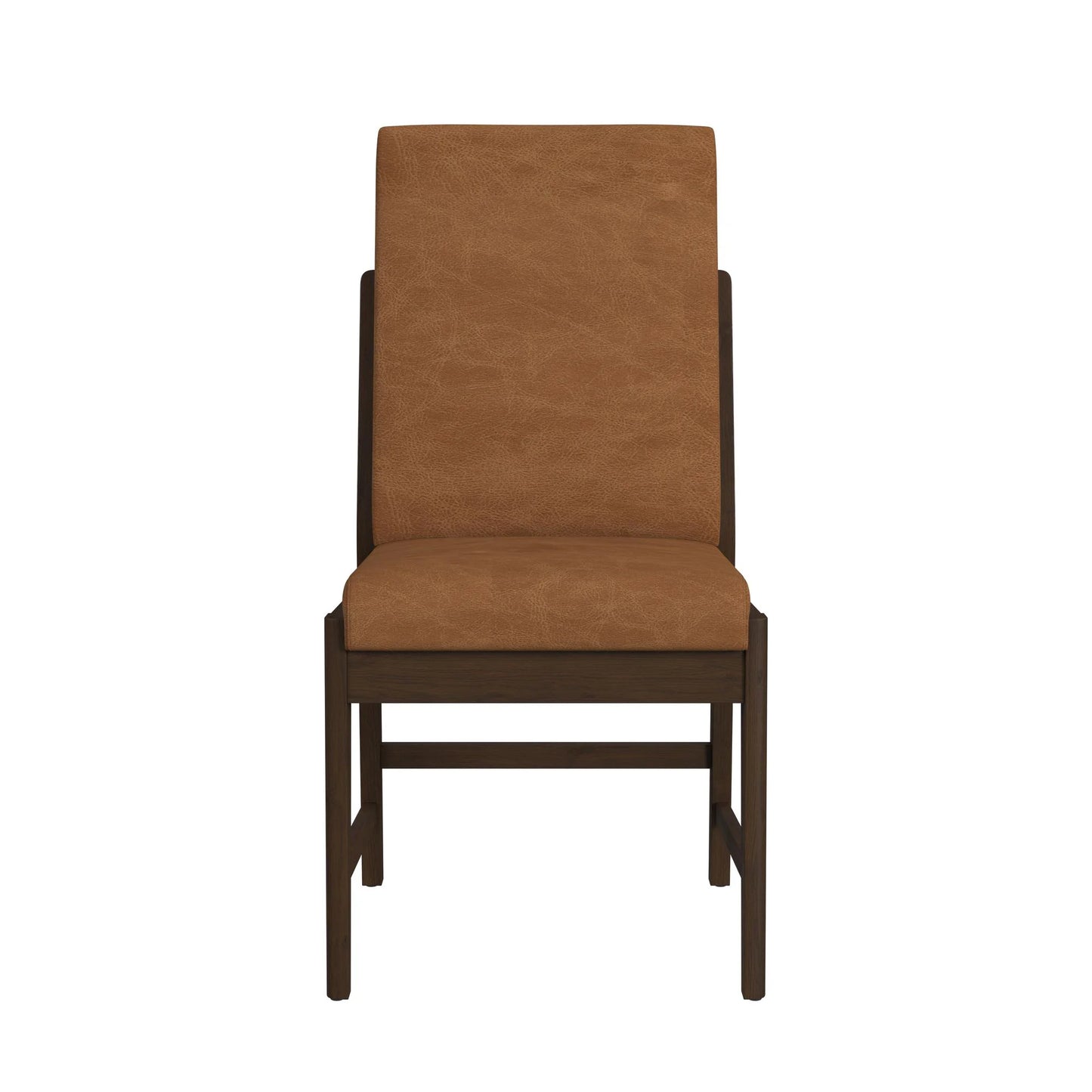 Brisbane - Dining Side Chair With Bozeman Brown PU (Set of 2) - Brown