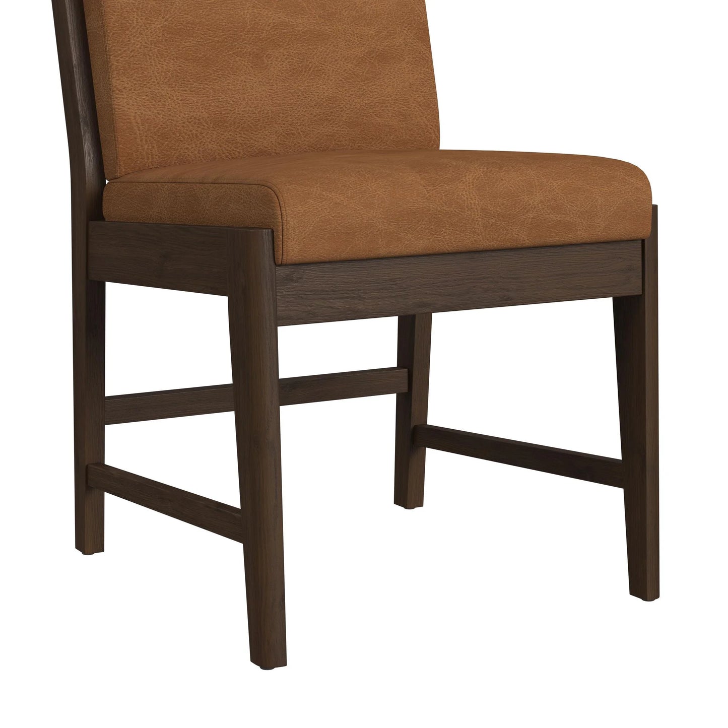 Brisbane - Dining Side Chair With Bozeman Brown PU (Set of 2) - Brown
