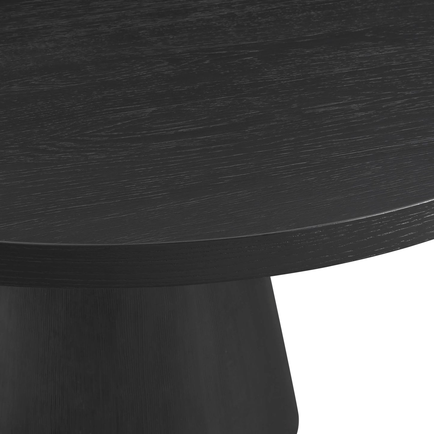 Portland - Round Dining Table - Black
