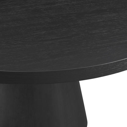 Portland - Round Dining Table - Black