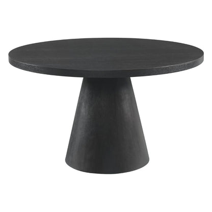 Portland - Round Dining Table - Black