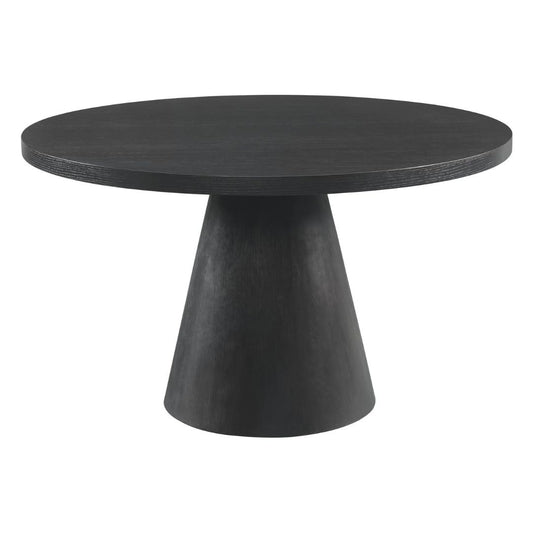 Portland - Round Dining Table - Black