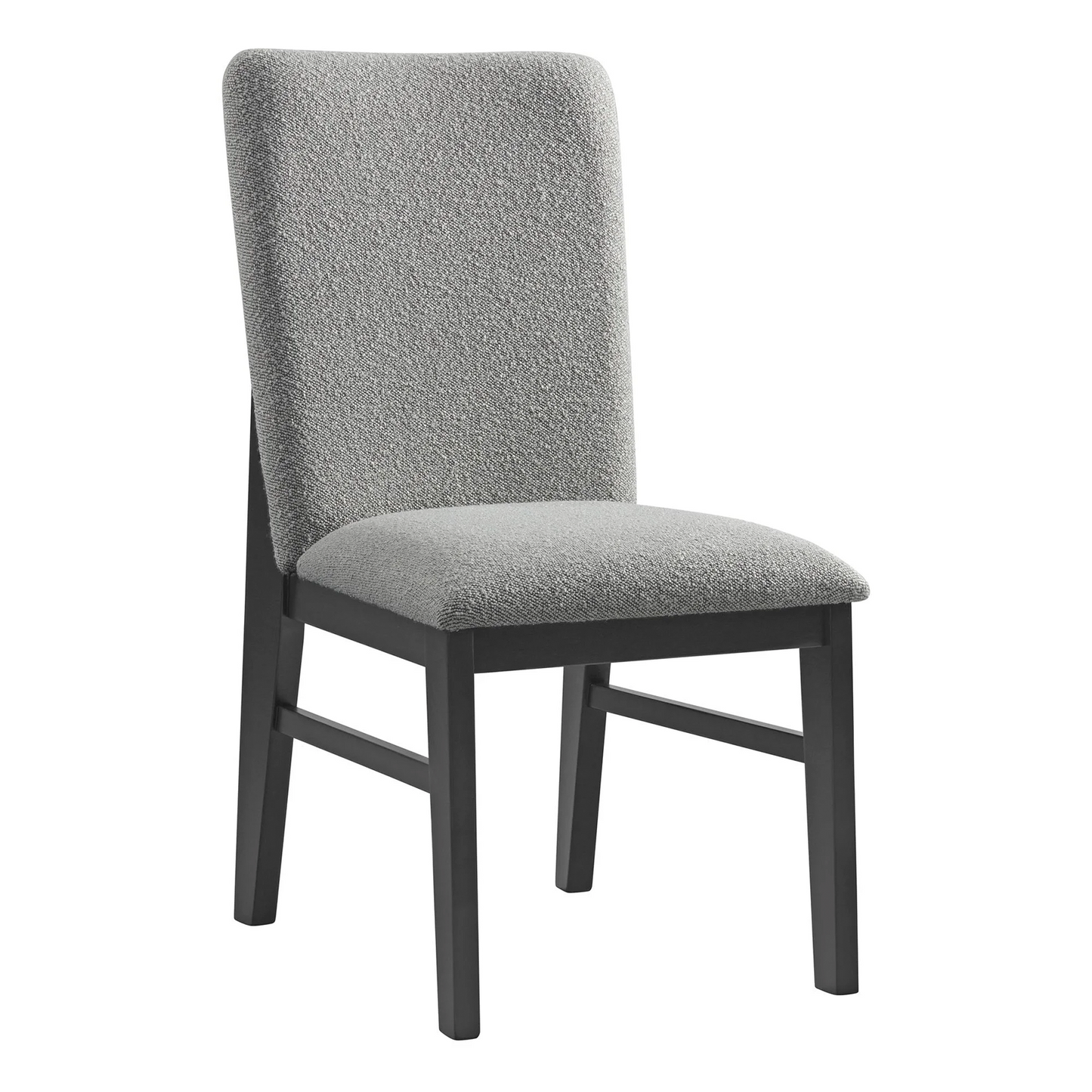 Portland - Side Chair With Gray Fabric PGY1113-4 (Set of 2) - Black