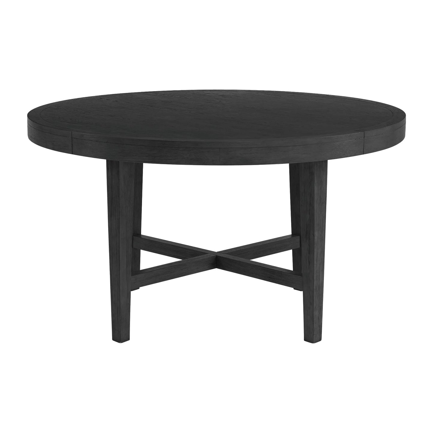 Versailles - Contemporary Round Dining Table - Black