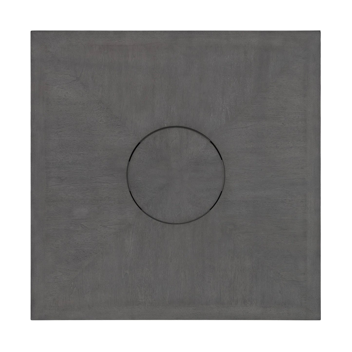Seneca - Square Counter Table With Lazy Susan - Gray