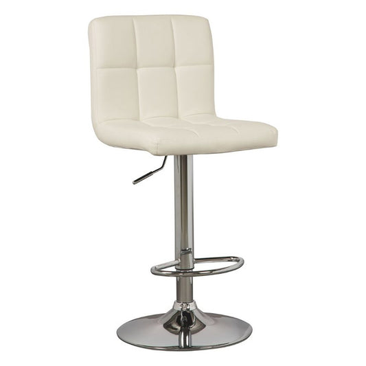 Bellatier - Bone - Tall Uph Swivel Barstool(Set of 2)