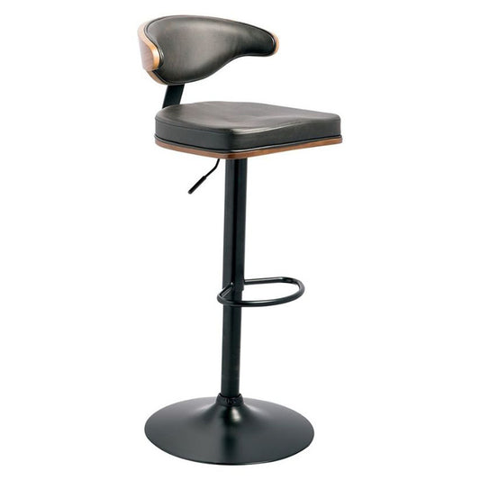 Bellatier - Brown / Black - Tall Uph Swivel Barstool