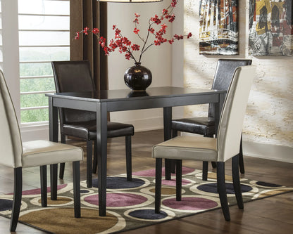 Kimonte - Dark Brown - Rectangular Dining Room Table 1