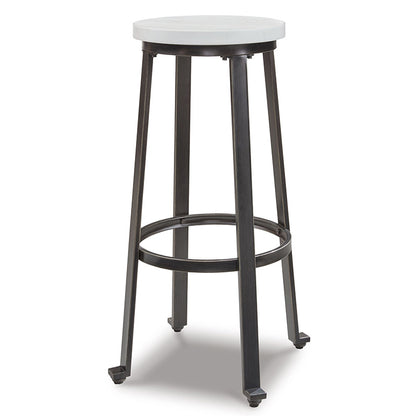 Challiman - Vintage White - Tall Stool (Set of 2)