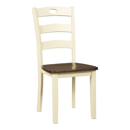 Woodanville - Cream / Brown - Dining Room Side Chair (Set of 2)