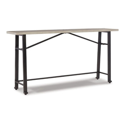 Karisslyn - Whitewash / Black - Long Counter Table