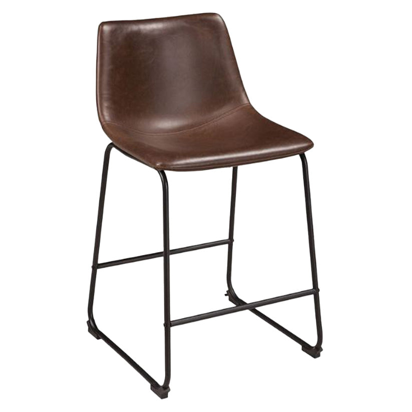 Centiar - Brown - Upholstered Barstool (Set of 2)