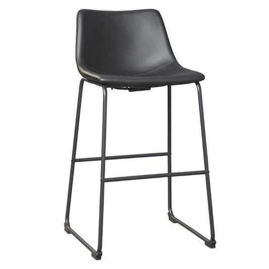 Centiar - Black - Tall Uph Barstool (Set of 2)