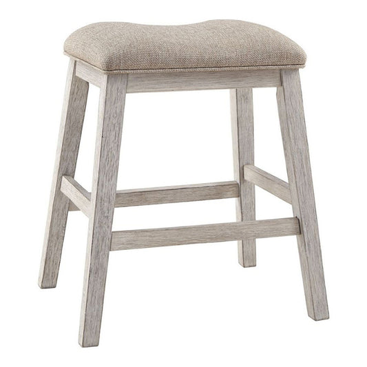 Skempton - White - Upholstered Stool (Set of 2)