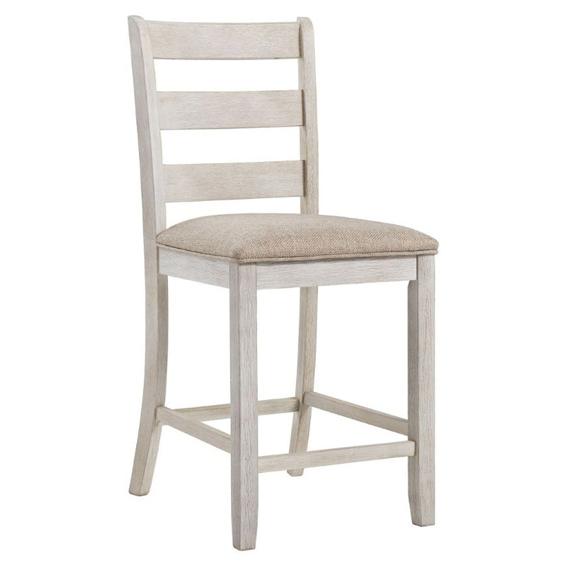 Skempton - White - Upholstered Barstool (Set of 2)