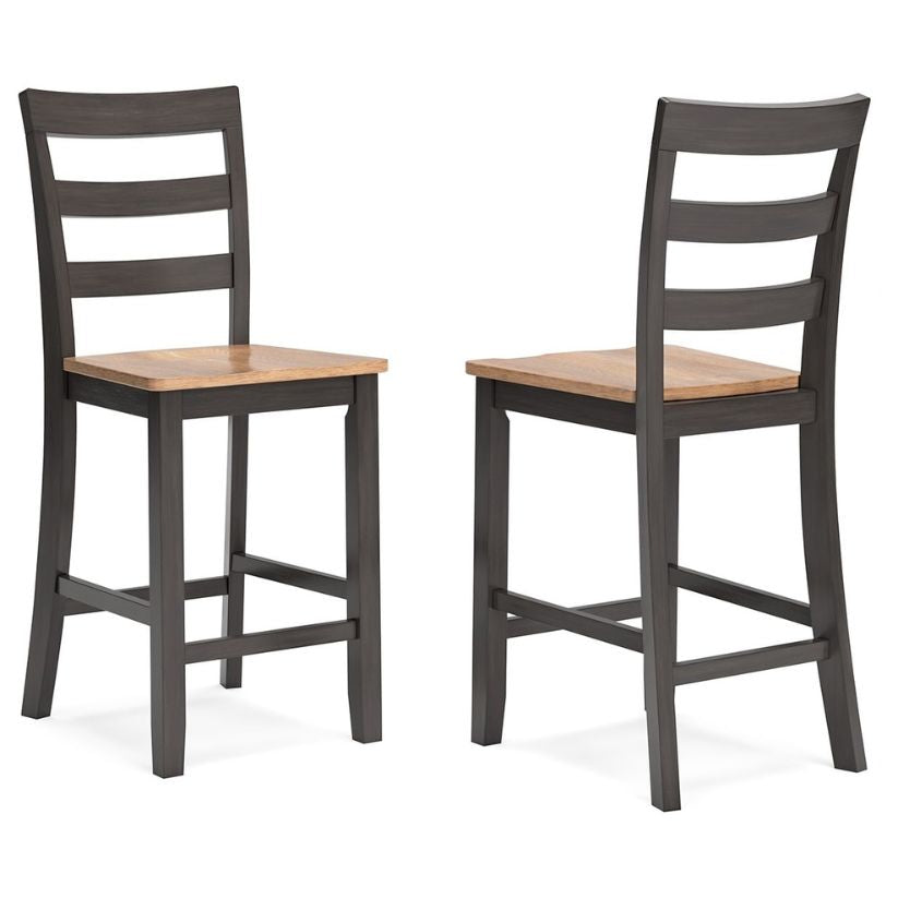 Gesthaven - Natural / Brown - Barstool (Set of 2)