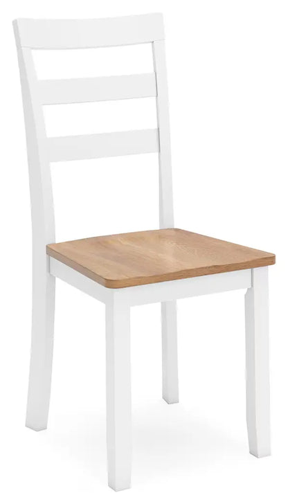 Gesthaven - Natural / White - Dining Room Table Set (Set of 6)