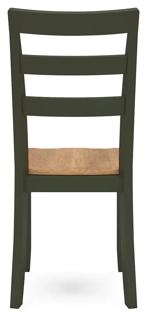 Gesthaven - Natural / Green - Dining Room Side Chair (Set of 2)