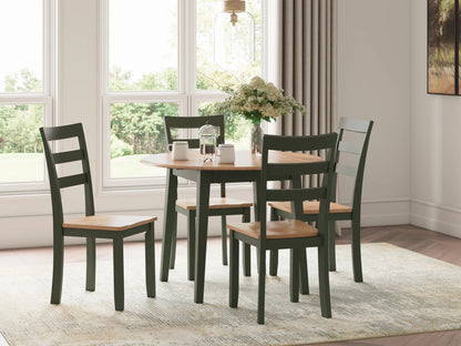 Gesthaven - Natural / Green - Dining Room Side Chair (Set of 2)