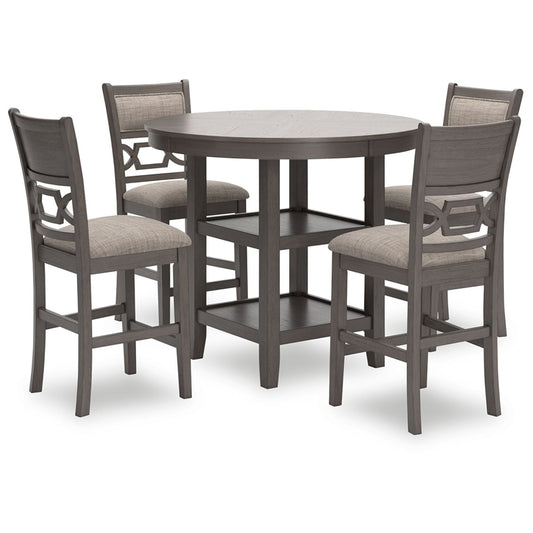 Wrenning - Gray - Drm Counter Table Set (Set of 5)