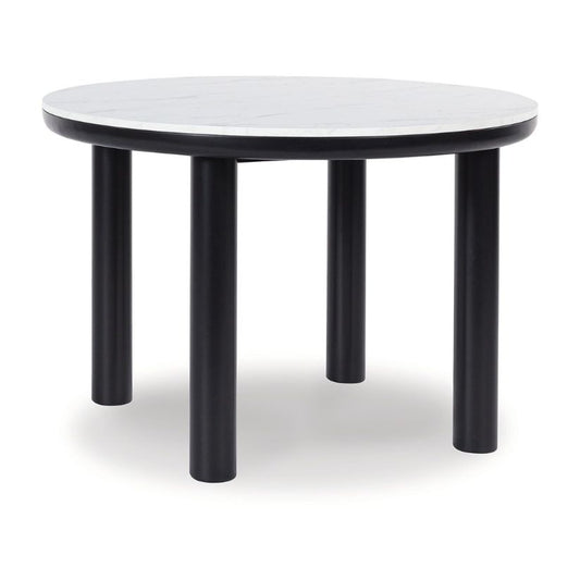 Xandrum - Black - Round Dining Room Table