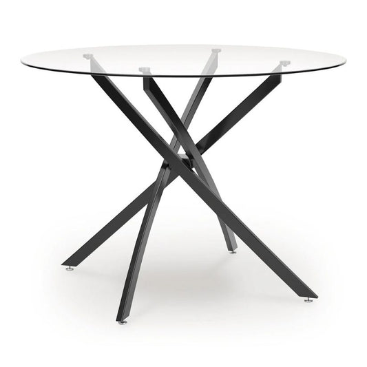 Pharwynn - Black - Round Dining Room Table