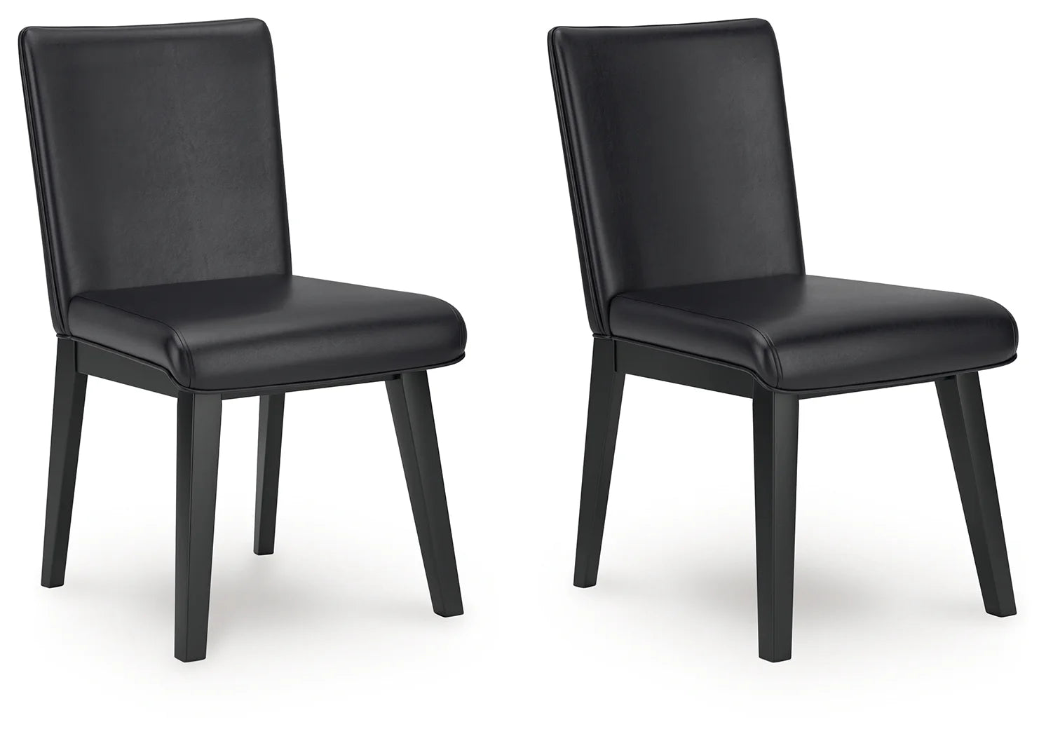 Jettaya - Black - Dining Upholstered Side Chair (Set of 2)-2